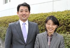 向高弘教授&nbsp;&nbsp;安岡由美准教授